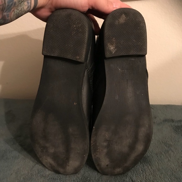 Black faux leather ankle booties - Picture 3 of 4